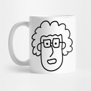 curly hair Mug